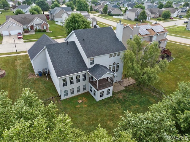 1305 Monarch Lake Ln, Shiloh, IL 62221 - aerial view of residential area