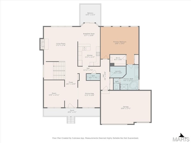 1305 Monarch Lake Ln, Shiloh, IL 62221 - view of home floor plan