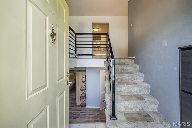 3644 Crestview Dr, Hillsboro, MO 63050 - stairs with tile patterned flooring