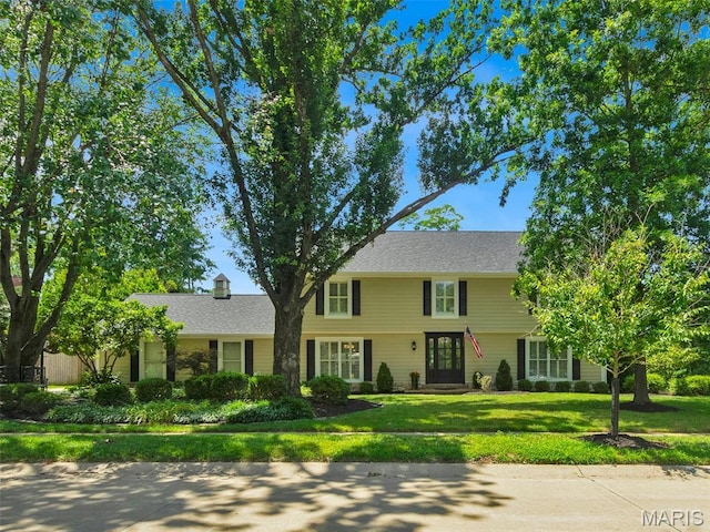 1571 Yarmouth Point Dr, Chesterfield, MO 63017 - colonial house featuring a front yard