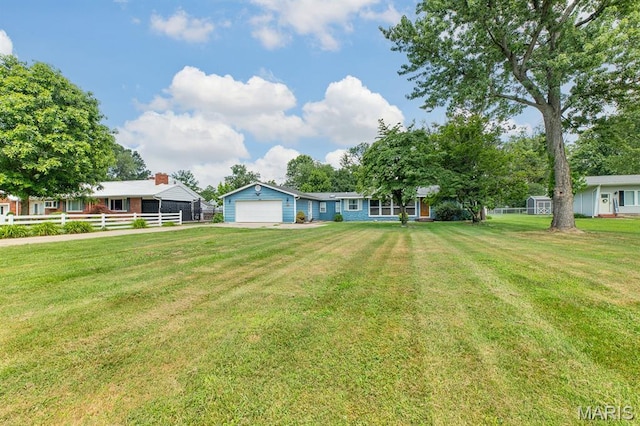 250 Hi Pointe Pl, East Alton, IL 62024 - view of front of house with a garage and driveway
