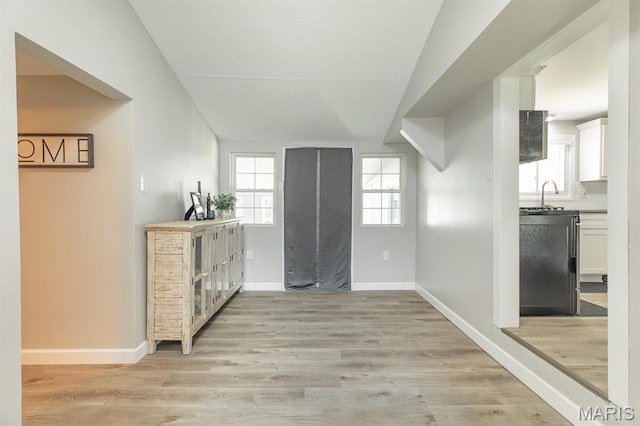 250 Hi Pointe Pl, East Alton, IL 62024 - foyer entrance with baseboards and light wood-style flooring