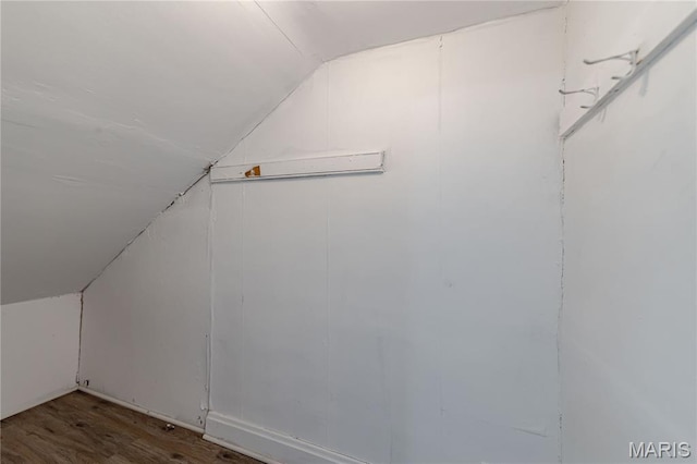 1105 Pennsylvania Ave, Saint Louis, MO 63130 - additional living space featuring vaulted ceiling and wood finished floors