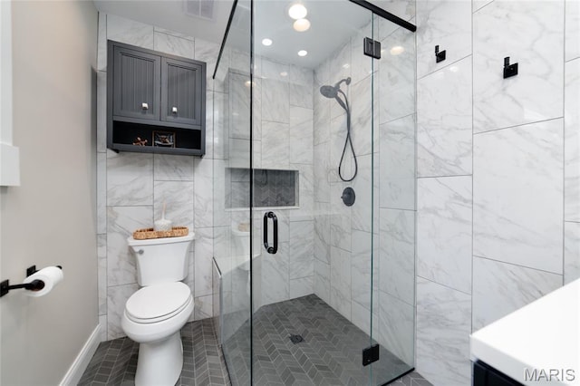 8870 State Road Nn, Cedar Hill, MO 63016 - bathroom featuring toilet and a shower stall
