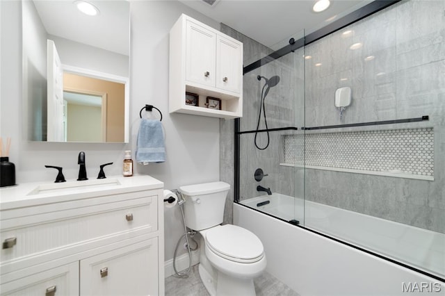 8870 State Road Nn, Cedar Hill, MO 63016 - bathroom with vanity and bath / shower combo with glass door