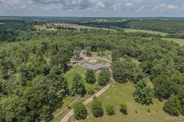 30053 Emily Ln, Lebanon, MO 65536 - bird's eye view of a heavily wooded area