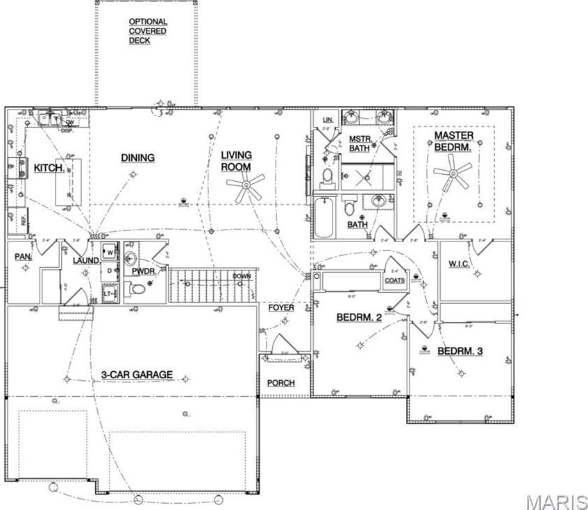 101 Peine Valley Ct, Wentzville, MO 63385 - view of floor plan / room layout