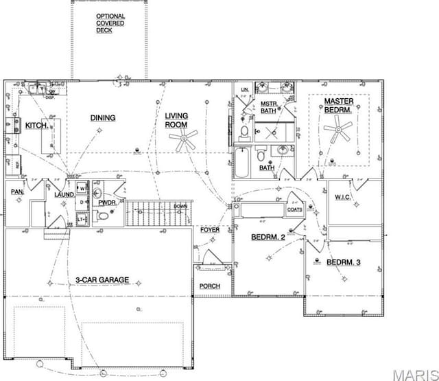 101 Peine Valley Ct, Wentzville, MO 63385 - view of floor plan / room layout