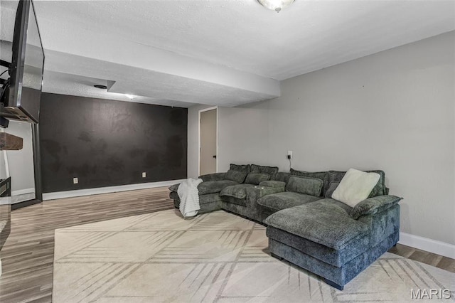 112 Dale Dr, Hillsboro, MO 63050 - living room with wood finished floors and baseboards
