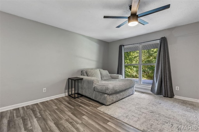 112 Dale Dr, Hillsboro, MO 63050 - bedroom featuring wood finished floors and a ceiling fan
