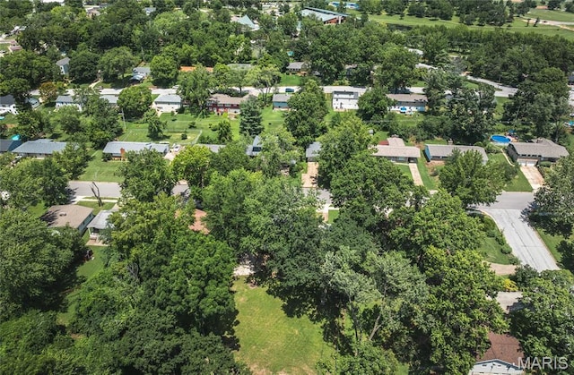 920 E 7th St, Rolla, MO 65401 - aerial view of property's location featuring a tree filled landscape