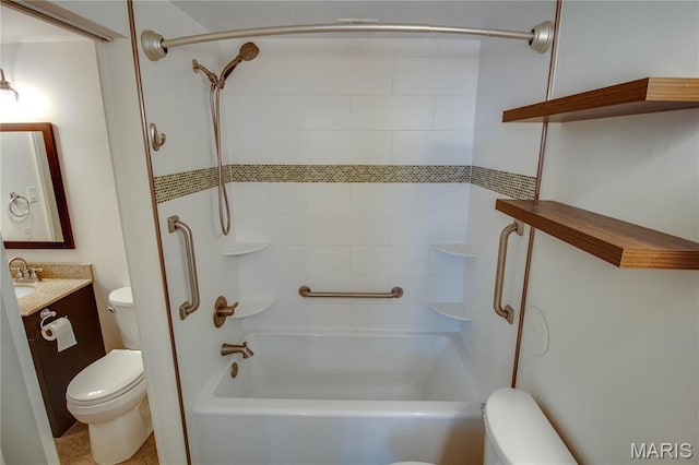 417 Prospect St Unit A, Alton, IL 62002 - bathroom featuring  shower combination and vanity