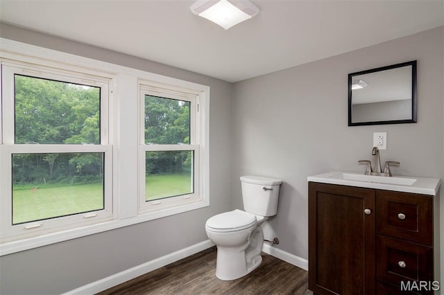 18347 Windy Hill Rd, Staunton, IL 62088 - bathroom with vanity and wood finished floors