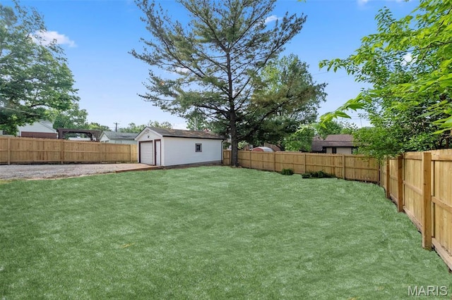 6206 Victoria Ave, Saint Louis, MO 63139 - fenced backyard featuring an outbuilding and a detached garage