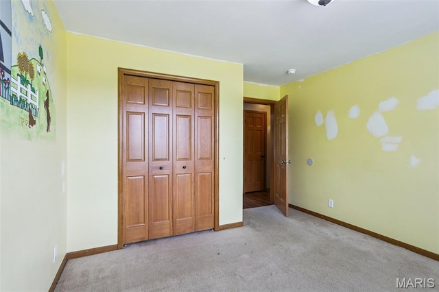 1518 Old Ripley Rd, Sorento, IL 62086 - unfurnished bedroom with carpet and a closet