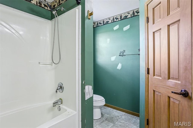 1518 Old Ripley Rd, Sorento, IL 62086 - bathroom featuring washtub / shower combination and toilet