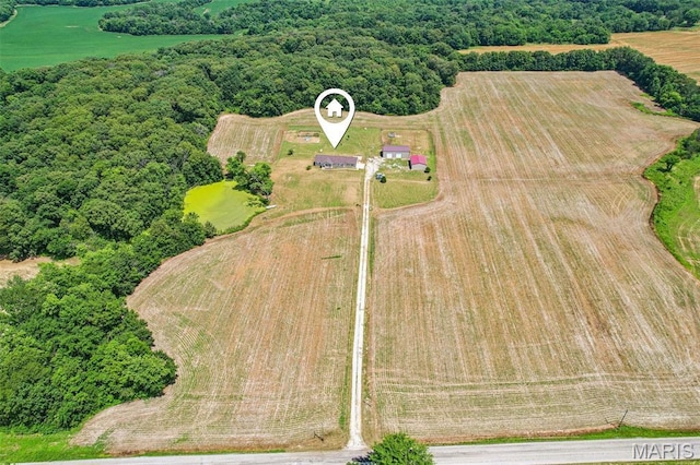 1518 Old Ripley Rd, Sorento, IL 62086 - aerial view