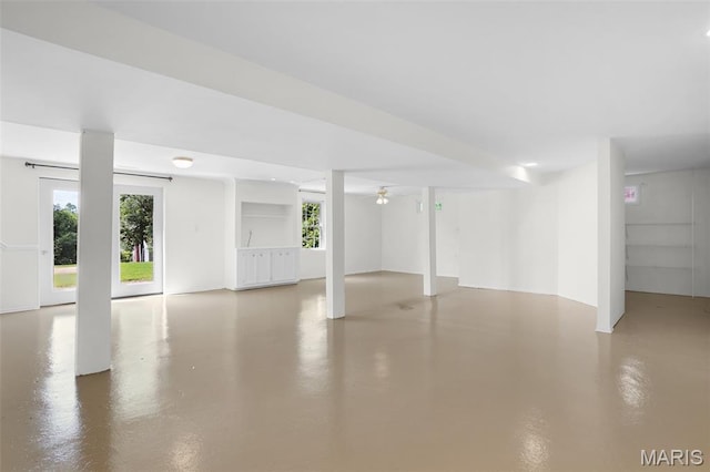 114 Macarthur St, New Haven, MO 63068 - below grade area with ceiling fan