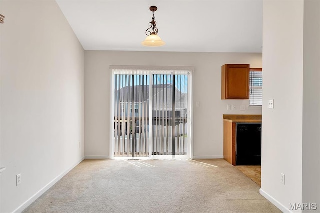 32 Brushy Brook Ct, Ofallon, MO 63366 - unfurnished dining area featuring light carpet and plenty of natural light