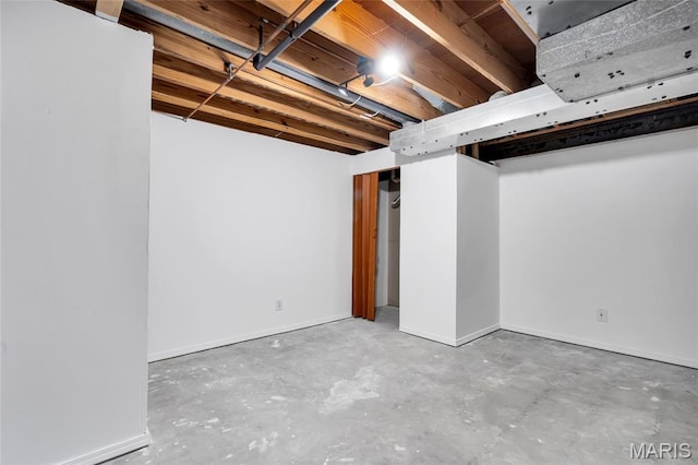 2601 Brookfield Ct, Columbia, IL 62236 - below grade area featuring baseboards