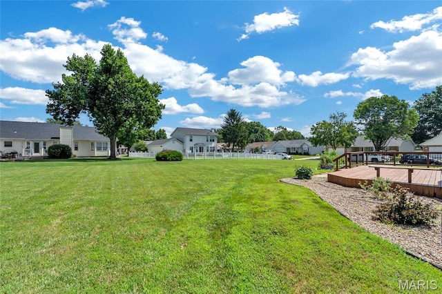2601 Brookfield Ct, Columbia, IL 62236 - view of yard featuring a deck