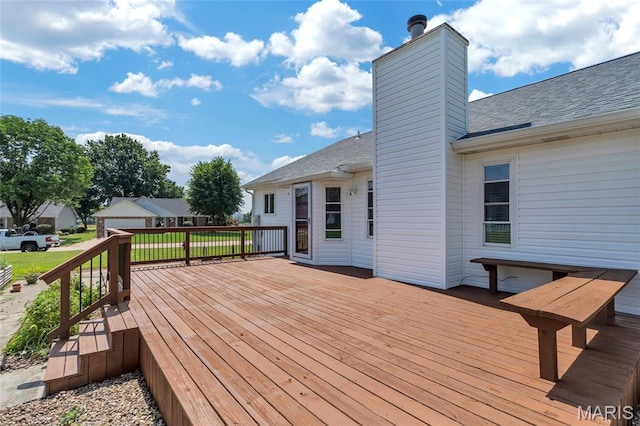 2601 Brookfield Ct, Columbia, IL 62236 - view of wooden terrace