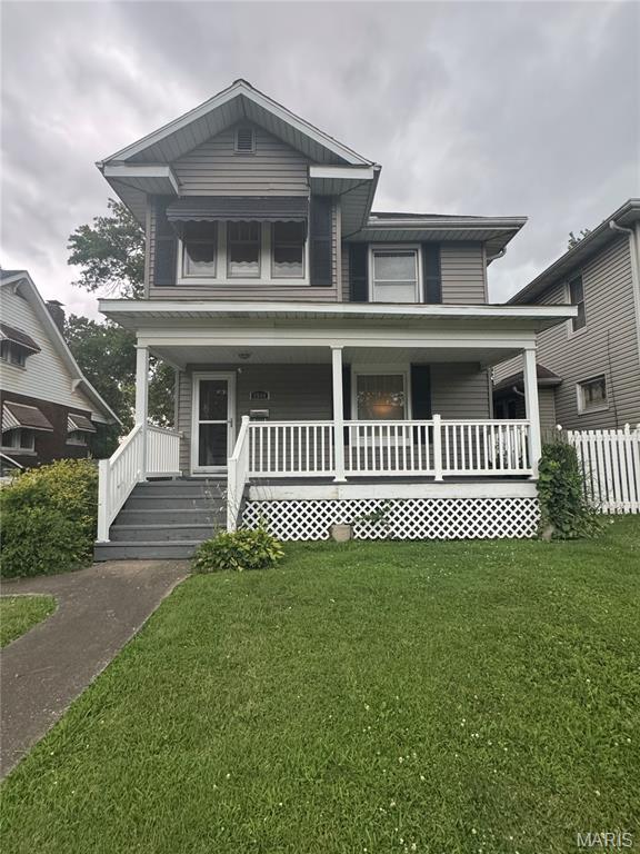 2544 State St, Granite City, IL 62040 - view of front of home featuring covered porch
