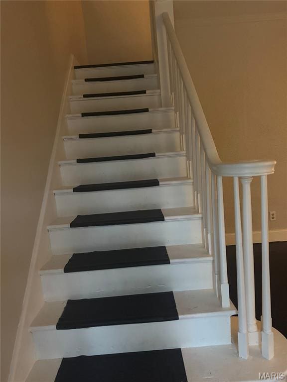 2544 State St, Granite City, IL 62040 - staircase with baseboards