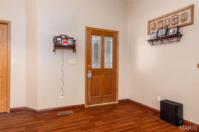 2364 Marine Rd, Highland, IL 62249 - entryway with dark wood-style flooring