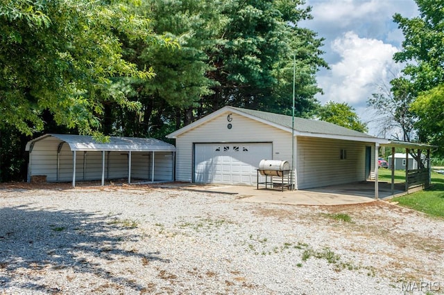 2364 Marine Rd, Highland, IL 62249 - garage featuring a garage