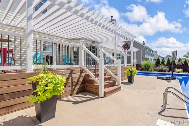 7742 Ardmore Dr, Ofallon, MO 63368 - view of patio / terrace with a pergola