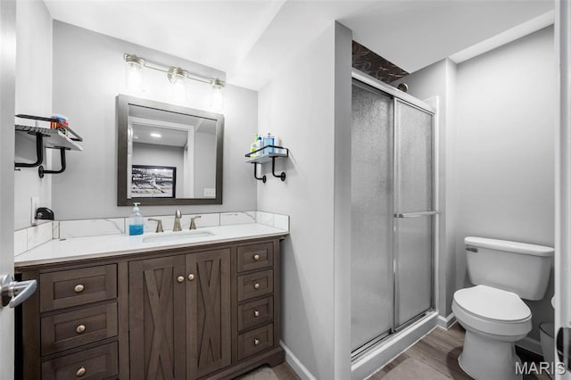 7742 Ardmore Dr, Ofallon, MO 63368 - bathroom featuring vanity and a stall shower
