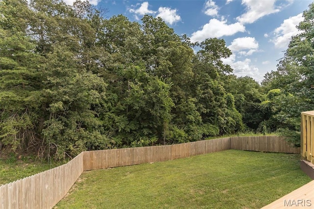 563 Great Plains Dr, House Springs, MO 63051 - view of fenced backyard
