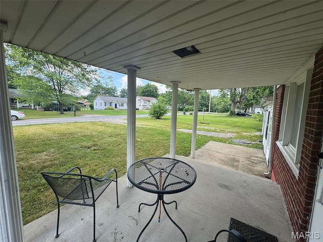 6 Maple Dr, Caseyville, IL 62232 - view of patio / terrace featuring a residential view