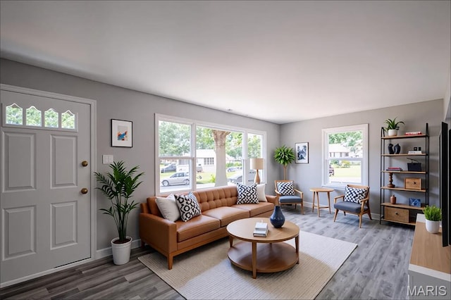 1900 Owen Dr, Hanley Hills, MO 63133 - living area with wood finished floors