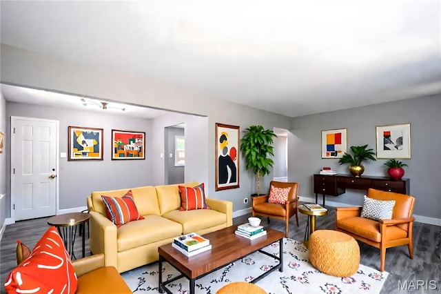 1900 Owen Dr, Hanley Hills, MO 63133 - living area with wood finished floors