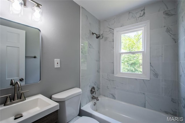 1900 Owen Dr, Hanley Hills, MO 63133 - full bathroom with vanity and bathtub / shower combination