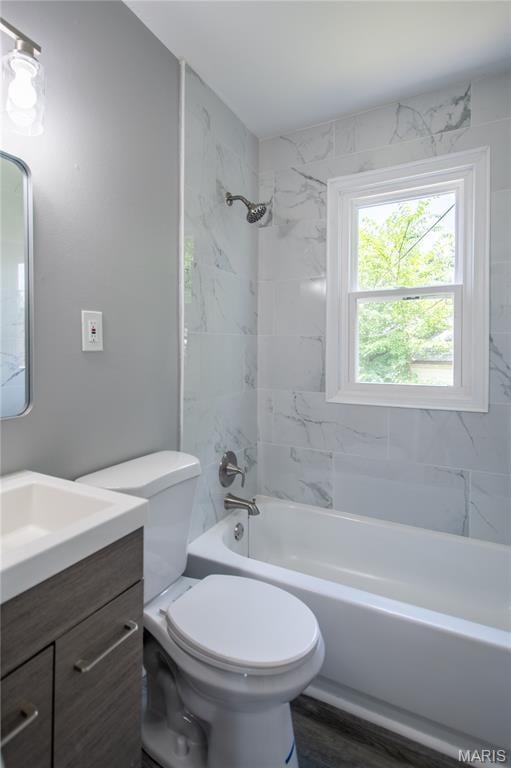 1900 Owen Dr, Hanley Hills, MO 63133 - full bathroom featuring vanity and bathing tub / shower combination