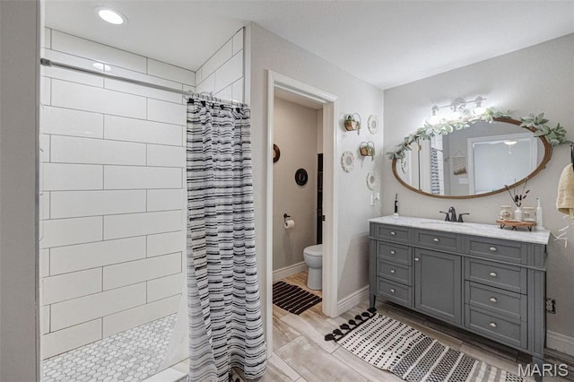 10317 Mallard Rd, Potosi, MO 63664 - bathroom featuring vanity and a tile shower