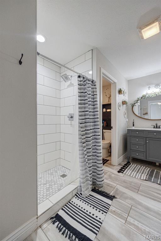 10317 Mallard Rd, Potosi, MO 63664 - full bathroom with a tile shower and vanity