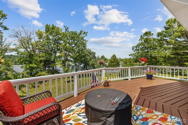10317 Mallard Rd, Potosi, MO 63664 - view of wooden terrace