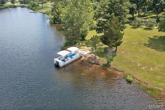 10317 Mallard Rd, Potosi, MO 63664 - bird's eye view of a nearby body of water