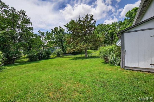 10564 Mert Ave, Saint Ann, MO 63074 - view of yard featuring view of wooded area