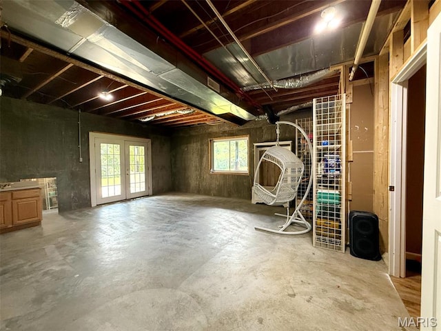 885 Oak Pass Ln, Sullivan, MO 63080 - below grade area with french doors