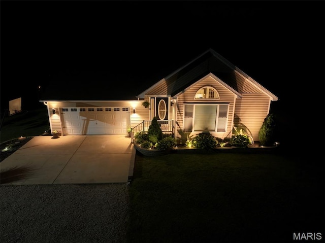 885 Oak Pass Ln, Sullivan, MO 63080 - ranch-style home with driveway and a garage