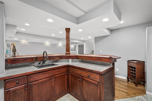 2849 Dardenne Links Dr, Dardenne Prairie, MO 63368 - kitchen featuring recessed lighting and light wood-style floors