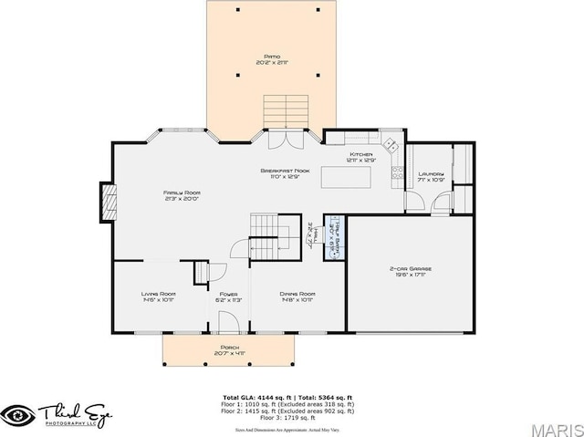 2849 Dardenne Links Dr, Dardenne Prairie, MO 63368 - view of floor plan / room layout