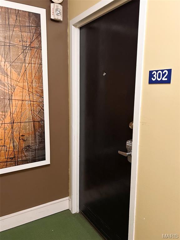 210 N 17th St Unit 302, Saint Louis, MO 63103 - hall featuring baseboards