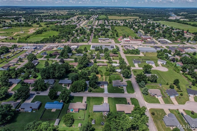 1507 Finn Dr, Lebanon, MO 65536 - aerial view of property and surrounding area with nearby suburban area