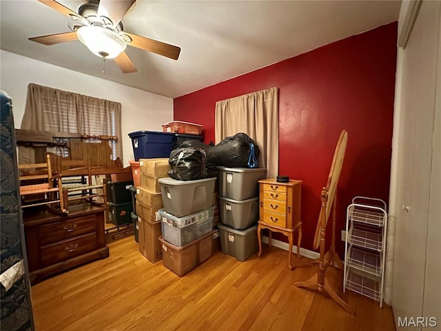 918 E 7th St, Rolla, MO 65401 - storage room with ceiling fan and heating unit